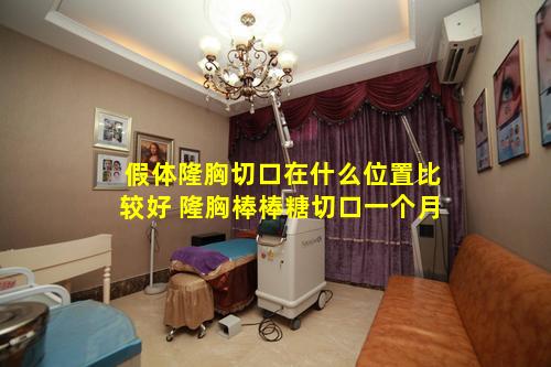 假体隆胸切口在什么位置比较好 隆胸棒棒糖切口一个月